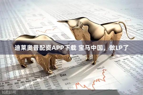 迪莱奥普配资APP下载 宝马中国，做LP了